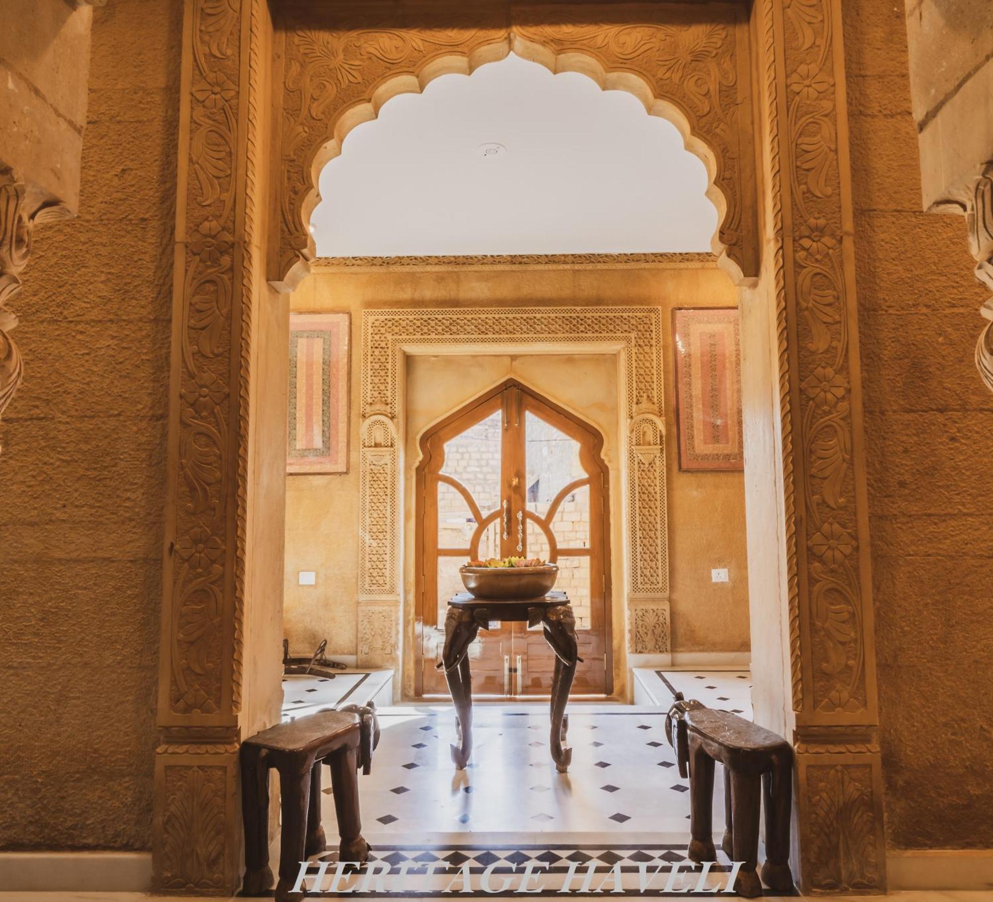 Hotel Heritage Haveli ジャイサルメール エクステリア 写真